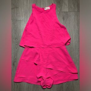 The Impeccable Pig Pink Romper